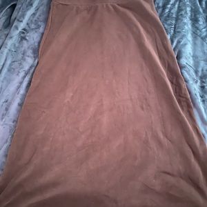 Midi Brown Skirt